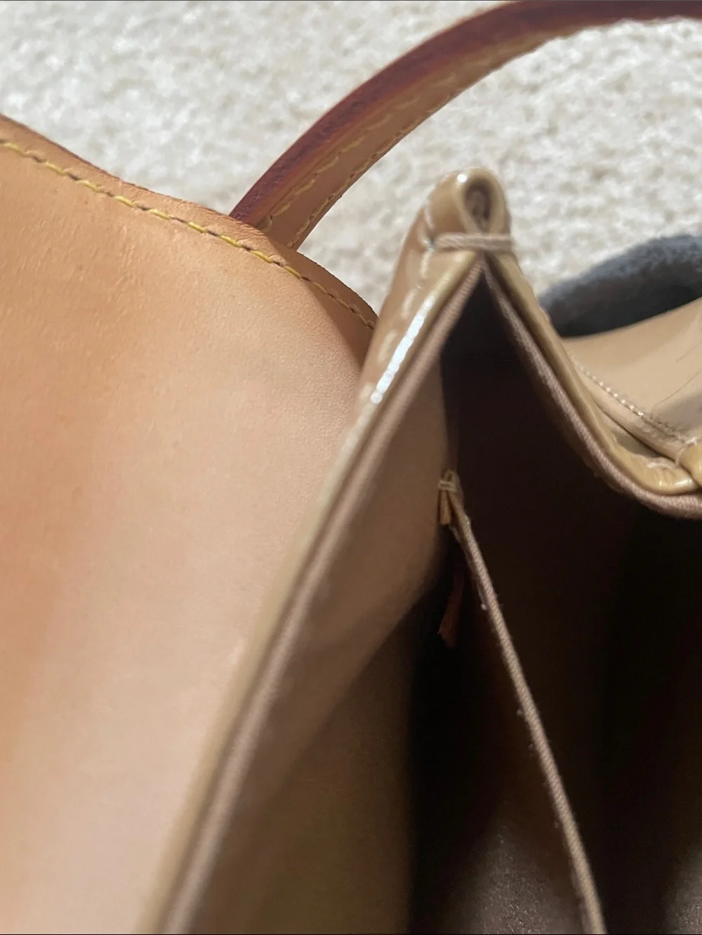 LOUIS VUITTON MONOGRAM VERNIS BISCAYNE BAY PM SHOULDER BAG M91189 (Date TH0095)